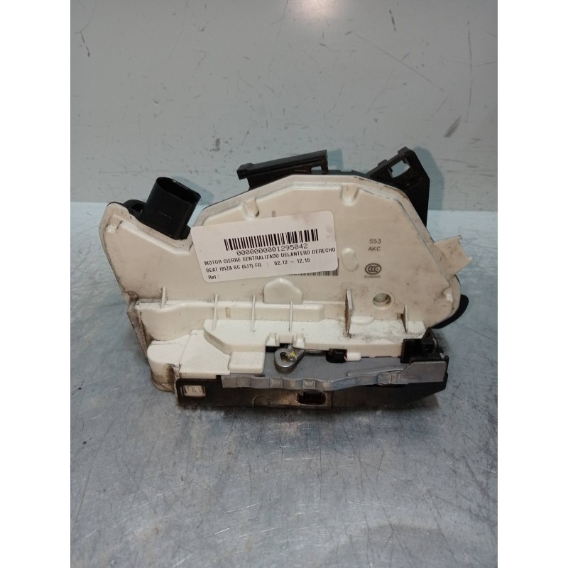 Recambio de motor cierre centralizado delantero derecho para seat ibiza sc (6j1) fr referencia OEM IAM 5N1837016F 3P 