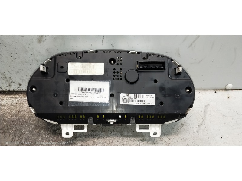 Recambio de cuadro instrumentos para nissan qashqai (j10) acenta referencia OEM IAM 24810BR52B VPAASF10849LNC NC3803468