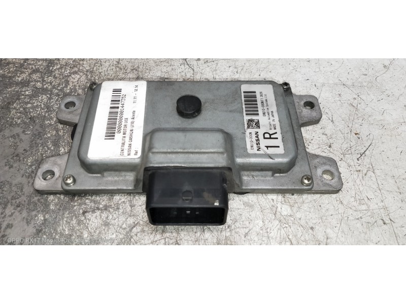 Recambio de centralita motor uce para nissan qashqai (j10) acenta referencia OEM IAM EMU10000N EMU10000NF13826 