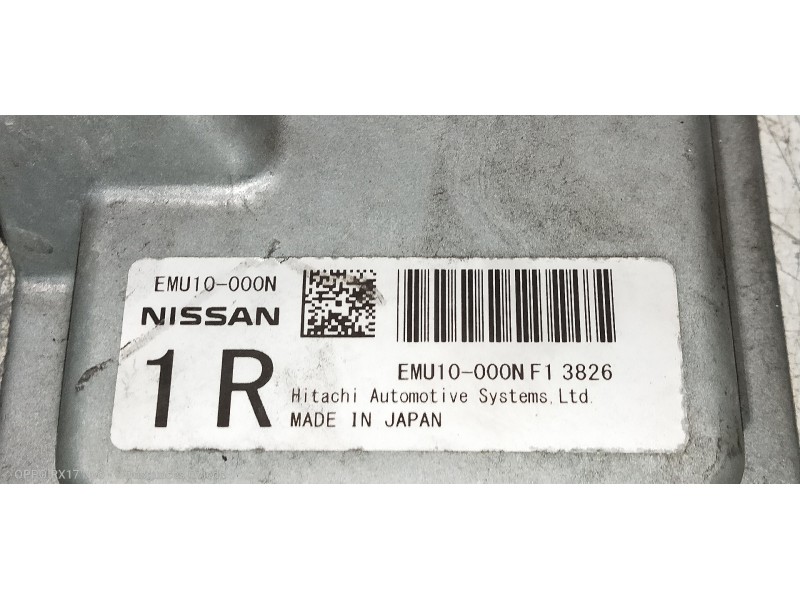 Recambio de centralita motor uce para nissan qashqai (j10) acenta referencia OEM IAM EMU10000N EMU10000NF13826 