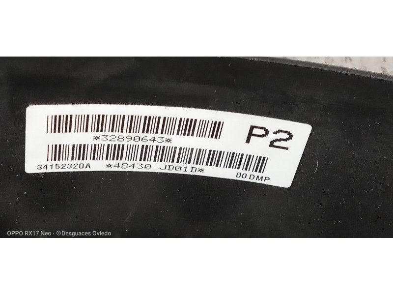 Recambio de volante para nissan qashqai (j10) acenta referencia OEM IAM 32890643 34152320A 48430JD01D