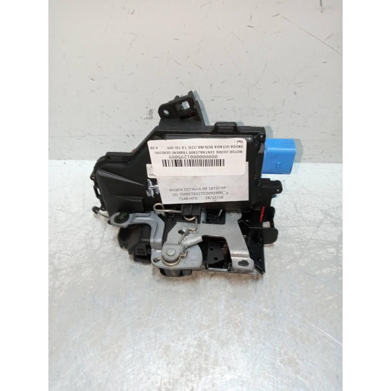 Recambio de motor cierre centralizado trasero derecho para skoda octavia berlina (1z3) 1.6 tdi dpf referencia OEM IAM 7L0839016D