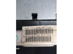 Recambio de cuadro instrumentos para renault safrane (b54) 2.5 turbodiesel cat referencia OEM IAM 7700811159L 110008491006  2