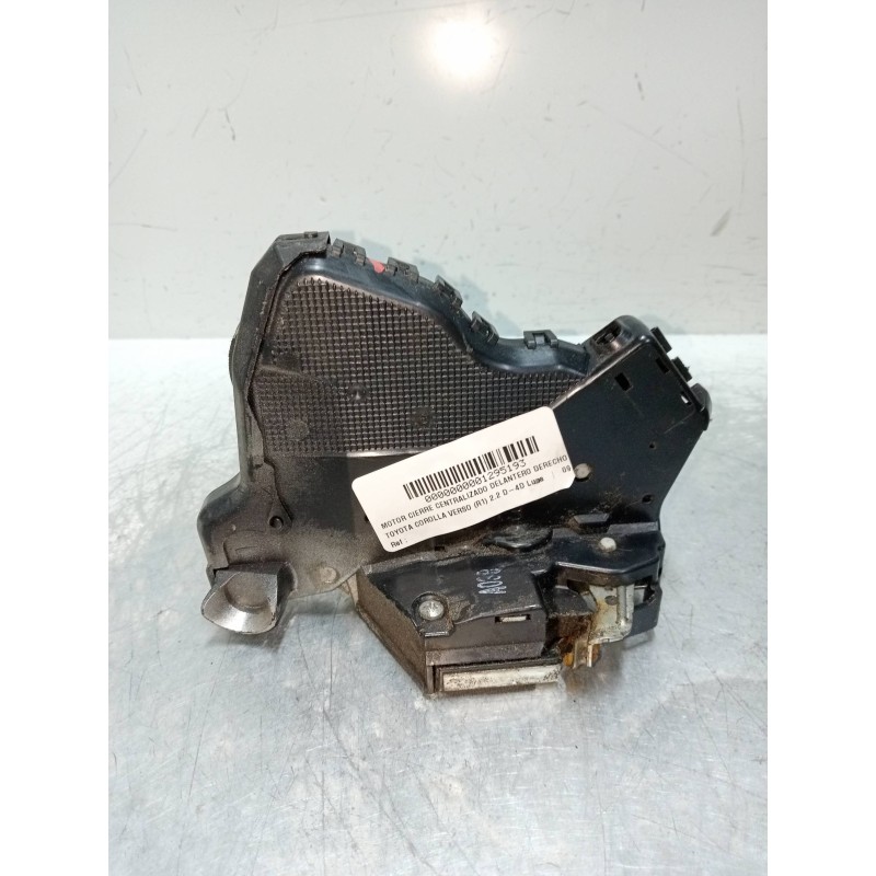 Recambio de motor cierre centralizado delantero derecho para toyota corolla verso (r1) 2.2 d-4d luna referencia OEM IAM A046693 