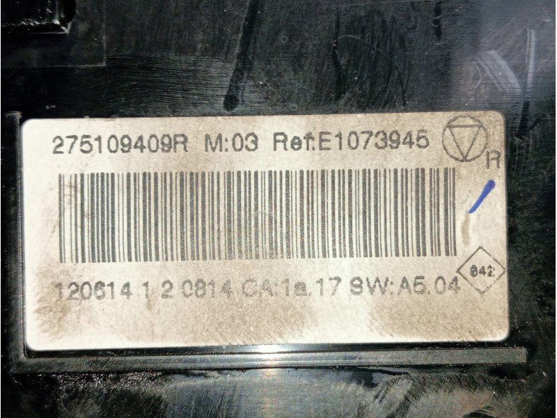 Recambio de mando calefaccion / aire acondicionado para renault scenic iii expression referencia OEM IAM 275109409R 1073945 