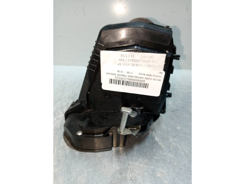 Recambio de motor cierre centralizado trasero derecho para toyota yaris active referencia OEM IAM   5P