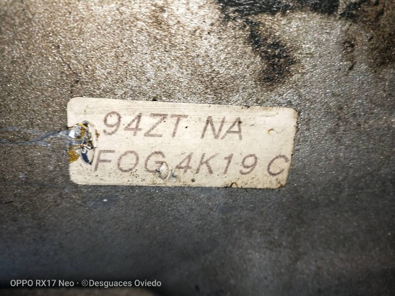 Recambio de caja cambios para ford orion 1.8 td referencia OEM IAM 94ZTNA FOG 4K19C  Recambio de caja cambios para ford orion 1.8 td referencia OEM IAM 94ZTNA FOG 4K19C