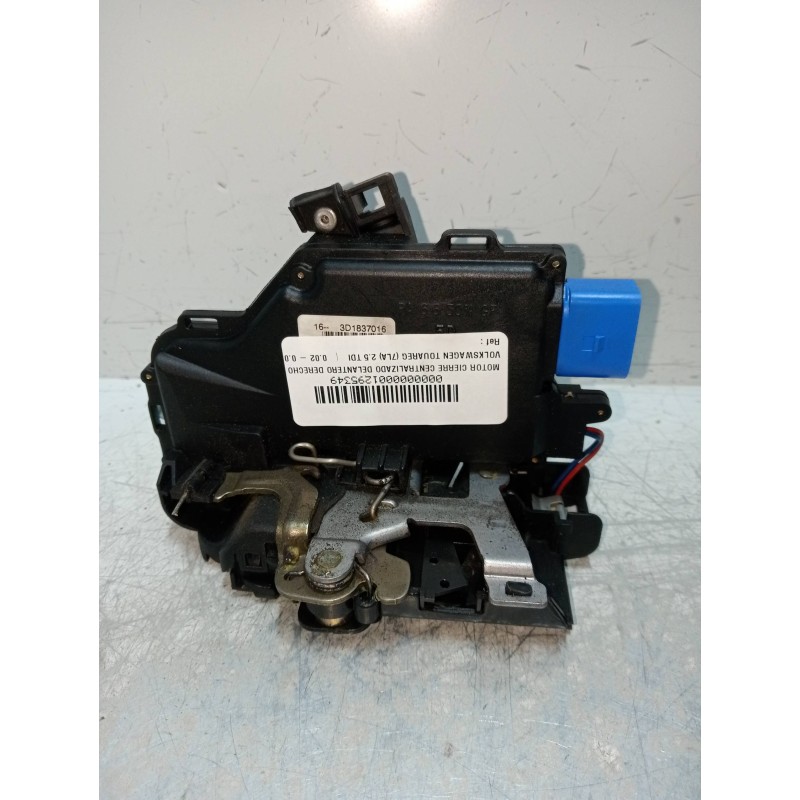 Recambio de motor cierre centralizado delantero derecho para volkswagen touareg (7la) 2.5 tdi referencia OEM IAM 3D1837016  5P