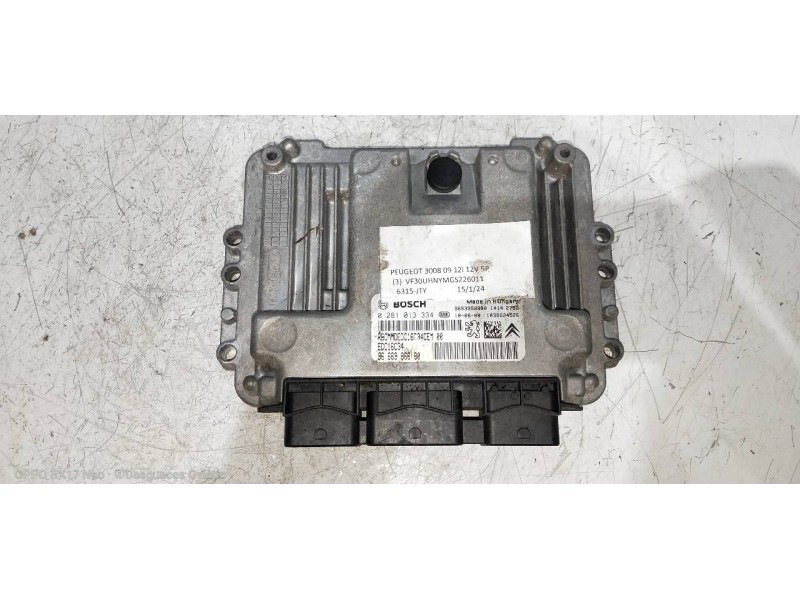 Recambio de centralita motor uce para peugeot 3008 sport pack referencia OEM IAM 0281013334 9666986680 1039S24526