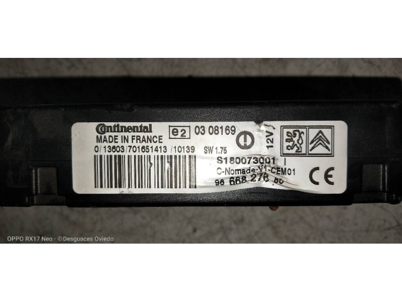 Recambio de modulo electronico para peugeot 3008 sport pack referencia OEM IAM 9666827880 S180073001 