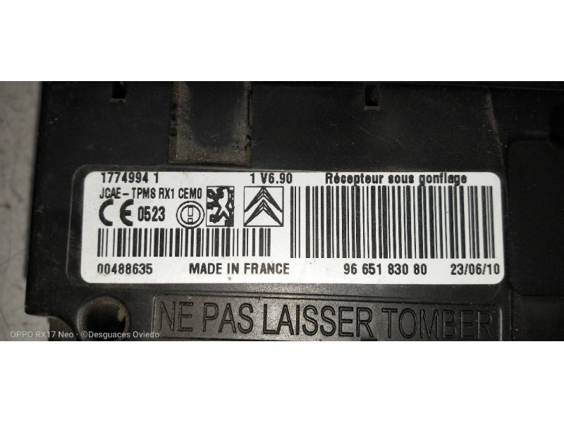 Recambio de modulo electronico para peugeot 3008 sport pack referencia OEM IAM 9665183080  