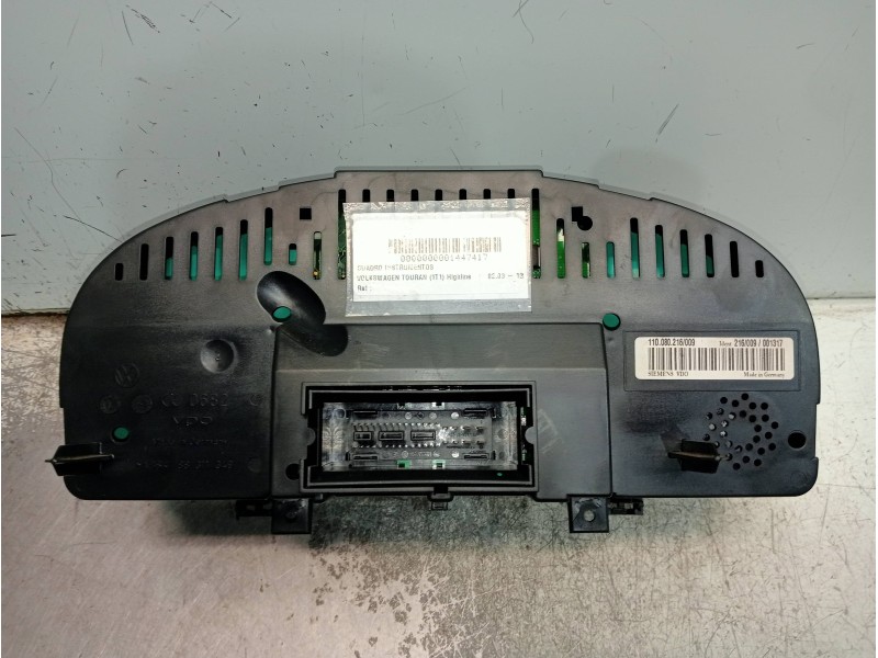 Recambio de cuadro instrumentos para volkswagen touran (1t1) highline referencia OEM IAM 110080216009 216009 001317