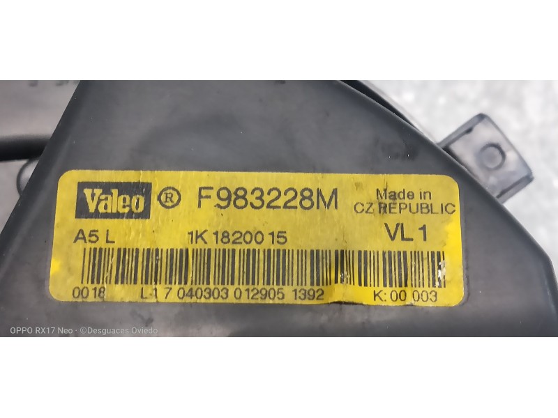 Recambio de motor calefaccion para volkswagen touran (1t1) highline referencia OEM IAM F983228M 1K1820015 