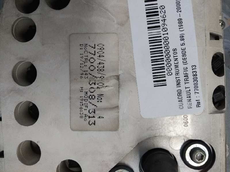 Recambio de cuadro instrumentos para renault trafic (desde 5.89) referencia OEM IAM 7700308313 09044389902 