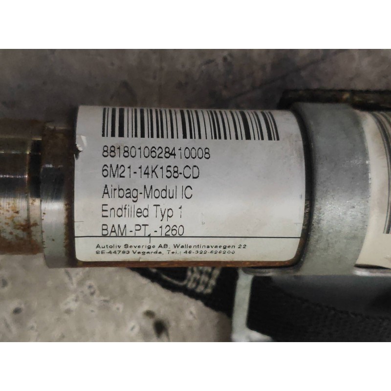 Recambio de airbag cortina delantero izquierdo para ford s-max (ca1) trend referencia OEM IAM 6M2114K158CD  