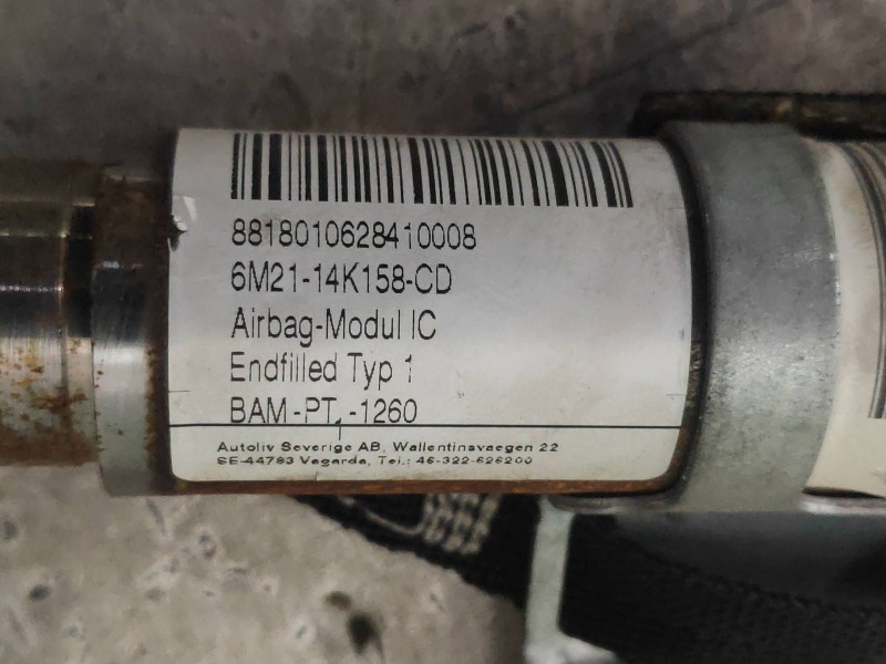 Recambio de airbag cortina delantero izquierdo para ford s-max (ca1) trend referencia OEM IAM 6M2114K158CD  