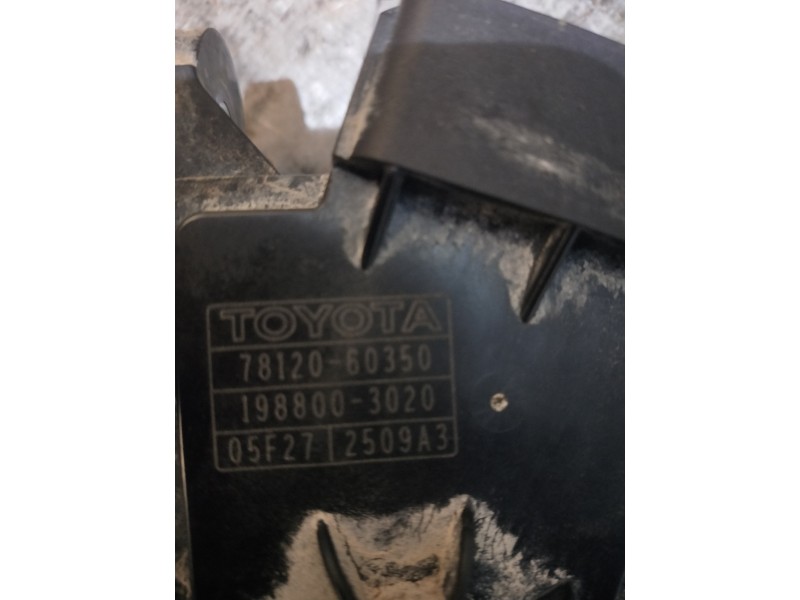 Recambio de potenciometro pedal para toyota land cruiser (j12) 3.0 d-4d gx referencia OEM IAM 7812060350 1988003020 