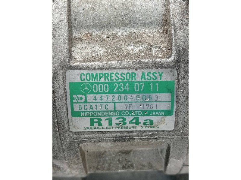 Recambio de compresor aire acondicionado para mercedes clase c (w202) berlina 220 diesel (202.121) referencia OEM IAM 4472009053