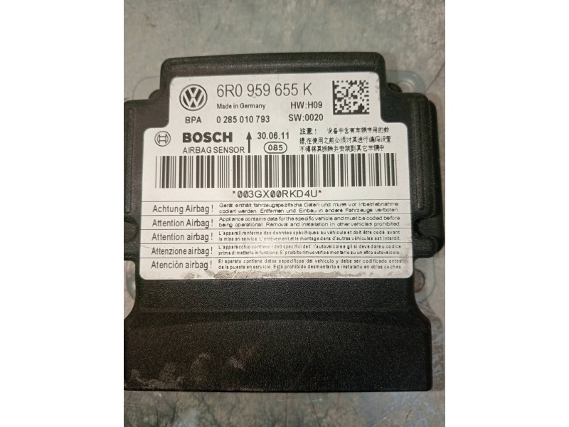 Recambio de centralita airbag para seat ibiza sc (6j1) reference referencia OEM IAM 0285010793 6R0959655K 