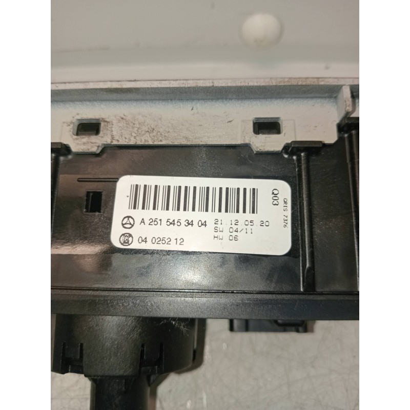 Recambio de mando luces para mercedes clase r (w251) 320 cdi (251.022) referencia OEM IAM A2515453404 04025212 