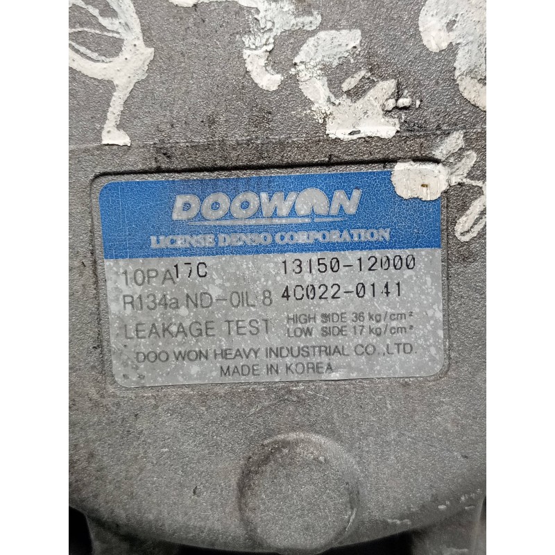 Recambio de compresor aire acondicionado para kia carnival ii 2.9 cdri ex referencia OEM IAM 1315012000  