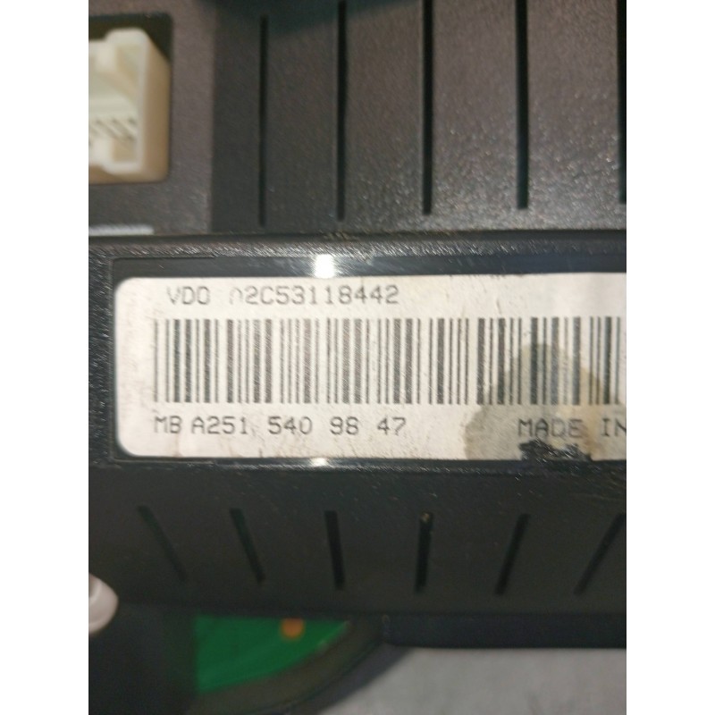 Recambio de cuadro instrumentos para mercedes clase r (w251) 320 cdi (251.022) referencia OEM IAM A2C53118442 A2515401511 A25144
