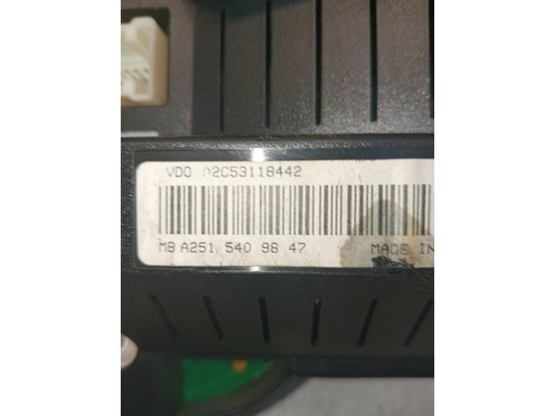 Recambio de cuadro instrumentos para mercedes clase r (w251) 320 cdi (251.022) referencia OEM IAM A2C53118442 A2515401511 A25144