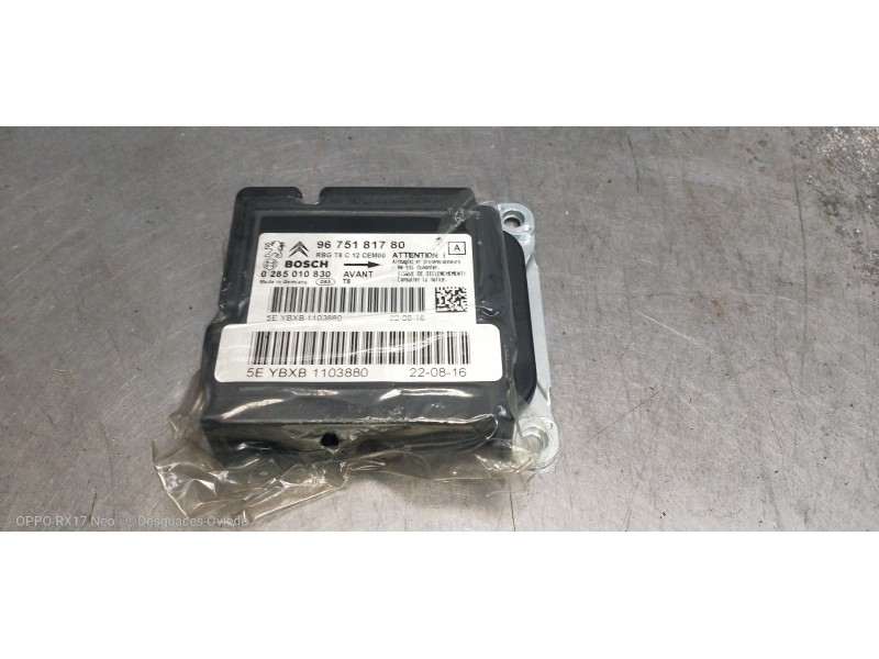 Recambio de kit airbag para peugeot 3008 access referencia OEM IAM 9675181780 0285010830 