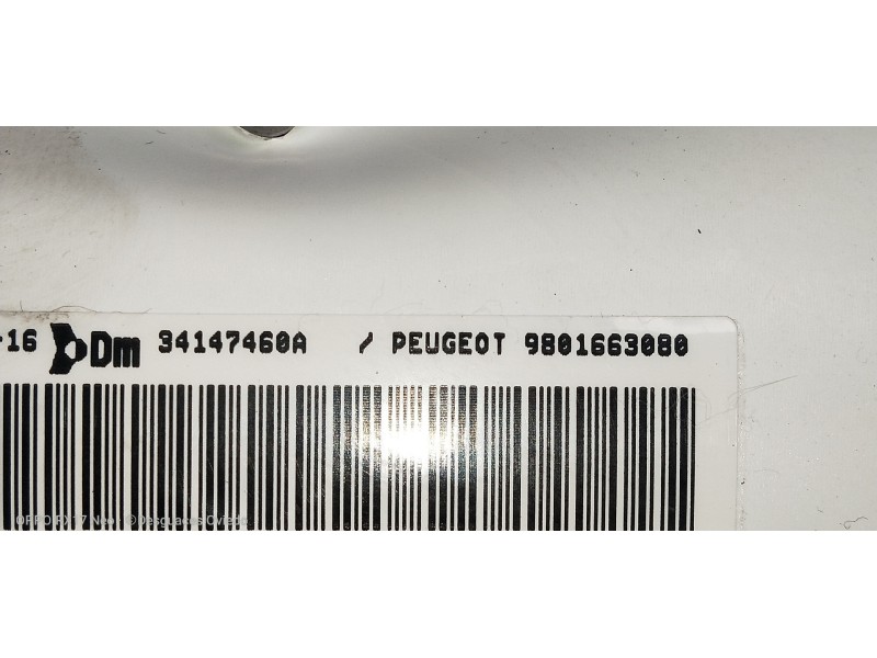 Recambio de airbag cortina delantero izquierdo para peugeot 3008 access referencia OEM IAM 9801663080 34147460A 