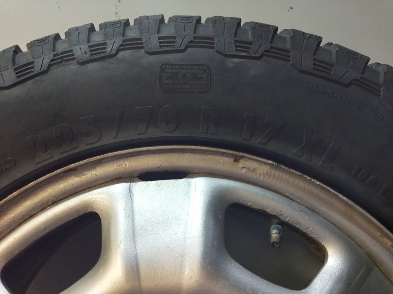 Recambio de juego llantas para toyota land cruiser (j12) 3.0 d-4d gx referencia OEM IAM   225/70/17