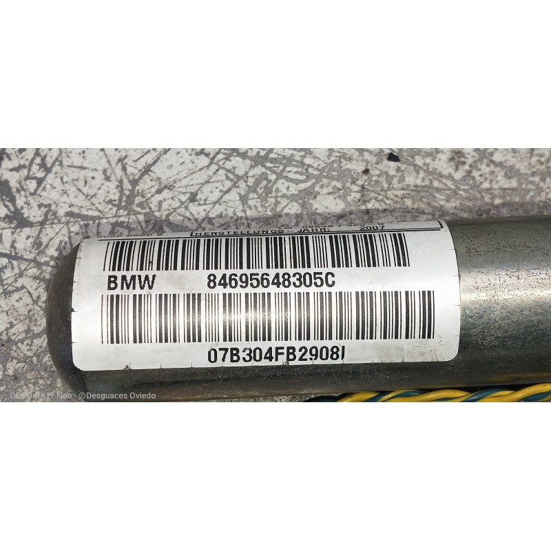 Recambio de airbag cortina delantero izquierdo para bmw serie 1 berlina (e81/e87) 120d referencia OEM IAM 84695648305G 007B304FB