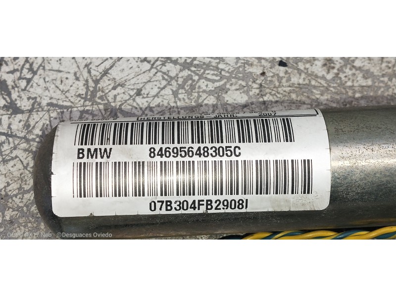 Recambio de airbag cortina delantero izquierdo para bmw serie 1 berlina (e81/e87) 120d referencia OEM IAM 84695648305G 007B304FB