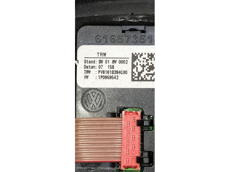 Recambio de volante para volkswagen golf v berlina (1k1) highline referencia OEM IAM 1P0959542  