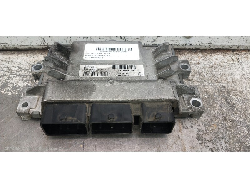 Recambio de centralita motor uce para renault laguna iii 2.0 i referencia OEM IAM 237100974R S180078157A 