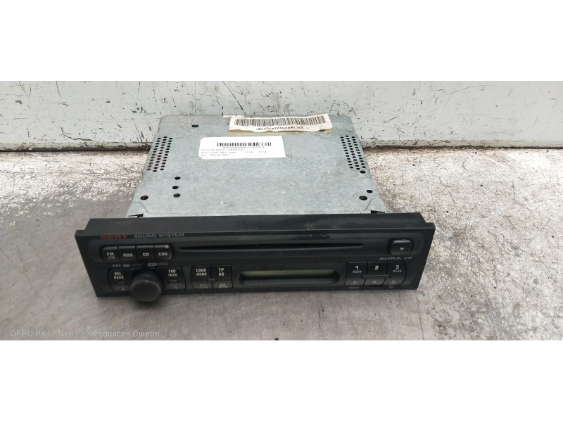 Recambio de sistema audio / radio cd para seat leon (1m1) signo referencia OEM IAM 1M0035186K  