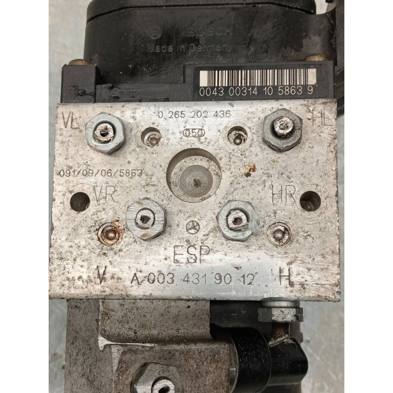 Recambio de abs para mercedes clase e (w210) berlina diesel 270 cdi (210.016) referencia OEM IAM 0265202436 A0034319012 