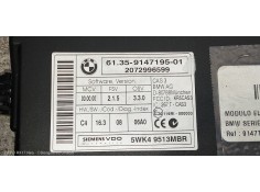 Recambio de modulo electronico para bmw serie 1 berlina (e81/e87) 120d referencia OEM IAM 914719501 5WK49513MBR 2072996599 2