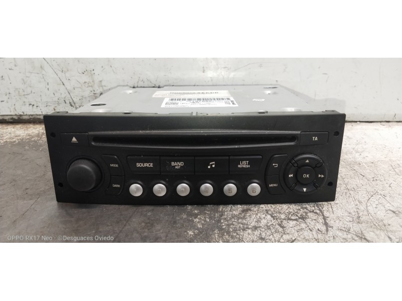 Recambio de sistema audio / radio cd para peugeot 3008 access referencia OEM IAM 98137862XT00  