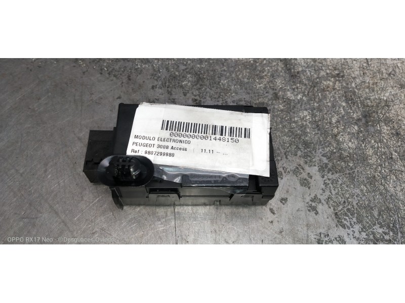Recambio de modulo electronico para peugeot 3008 access referencia OEM IAM 9807299980  