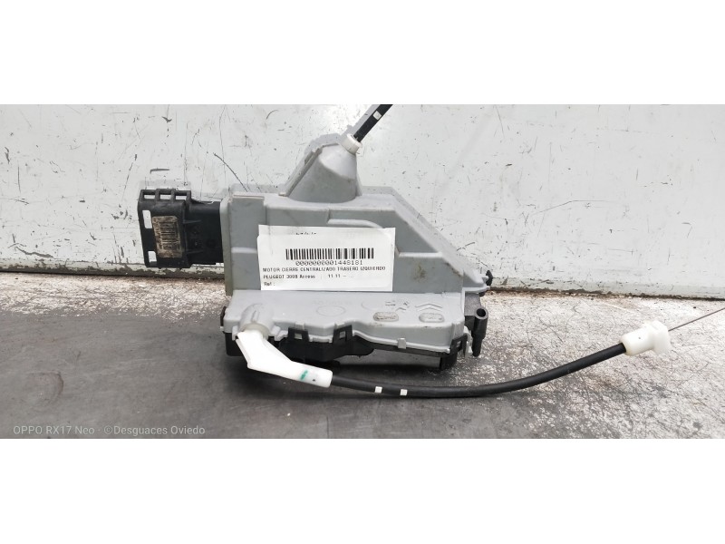 Recambio de motor cierre centralizado trasero izquierdo para peugeot 3008 access referencia OEM IAM 6366W1869J6 006237 5P