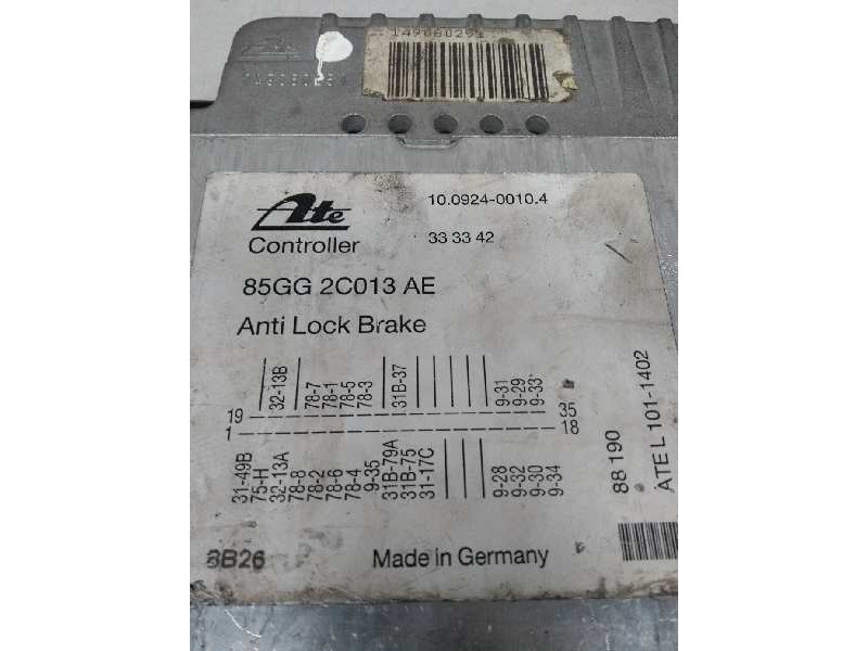 Recambio de centralita abs para ford sierra turnier referencia OEM IAM 85GG2C013AE 10092400104 333342