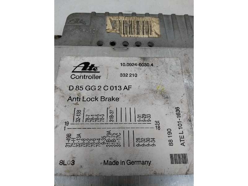 Recambio de centralita abs para ford scorpio referencia OEM IAM 85GG2C013AF 10092400304 332210