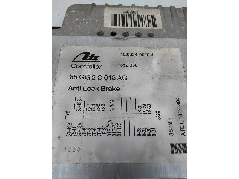 Recambio de centralita abs para ford sierra berlina 2.0 (ohc) referencia OEM IAM 85GG2C013AG 10092400404 352330 Recambio de centralita abs para ford sierra berlina 2.0 (ohc) referencia OEM IAM 85GG2C013AG 10092400404 352330