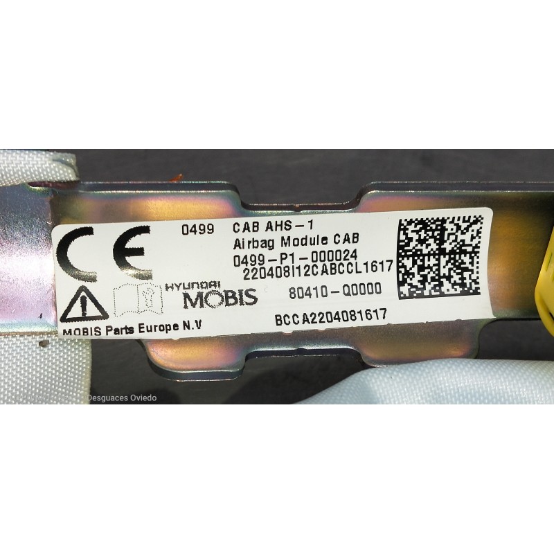 Recambio de airbag cortina delantero izquierdo para hyundai i20 klass referencia OEM IAM 0499P1000024 80410Q0000 