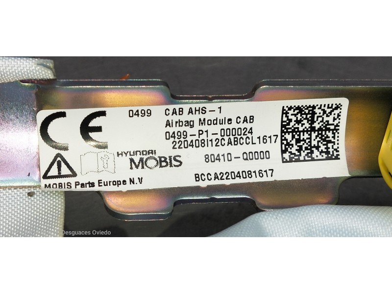 Recambio de airbag cortina delantero izquierdo para hyundai i20 klass referencia OEM IAM 0499P1000024 80410Q0000 
