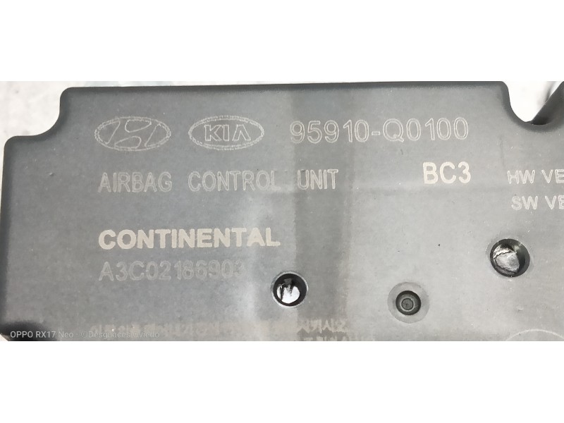 Recambio de centralita airbag para hyundai i20 klass referencia OEM IAM 95910Q0100 A3C02186903 