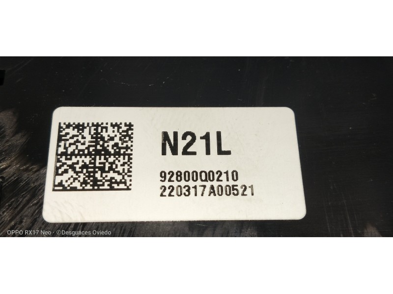 Recambio de luz interior para hyundai i20 klass referencia OEM IAM 92800Q00XXX 92800Q0210 220317A00521