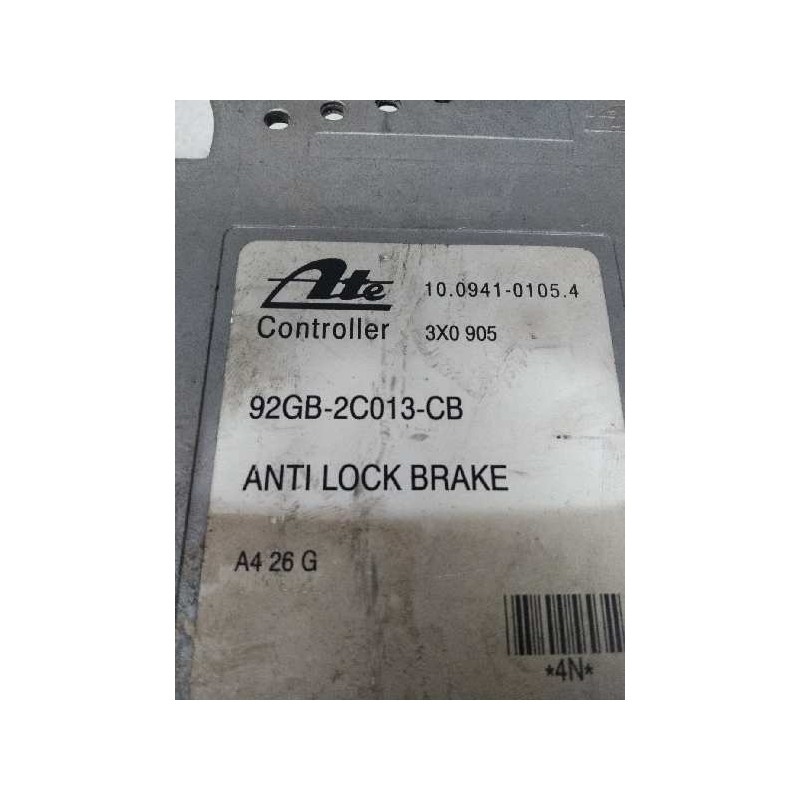 Recambio de centralita abs para ford scorpio cl berlina referencia OEM IAM 92GB2C013CB 10094101054 3X0905