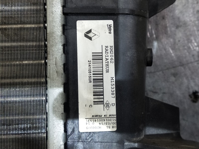 Recambio de radiador agua para renault scenic iii expression referencia OEM IAM 2144105150R  