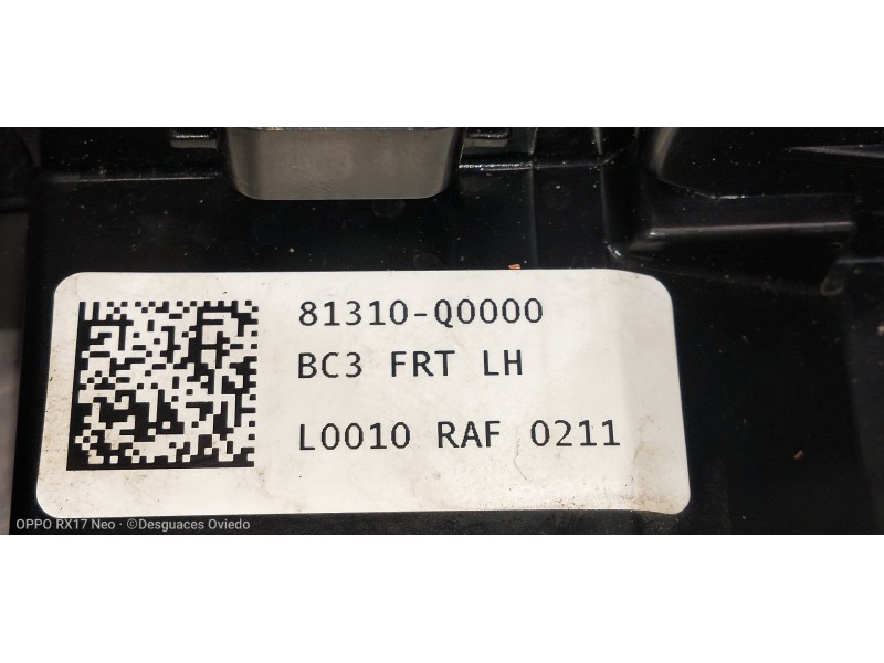 Recambio de motor cierre centralizado delantero izquierdo para hyundai i20 klass referencia OEM IAM 81310Q0000  5P